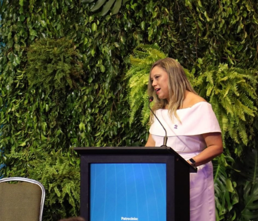 Slide 3 - Daniela Pinheiro  premiada como Mulher Destaque no Setor Porturio e Martimo das Amricas 2025